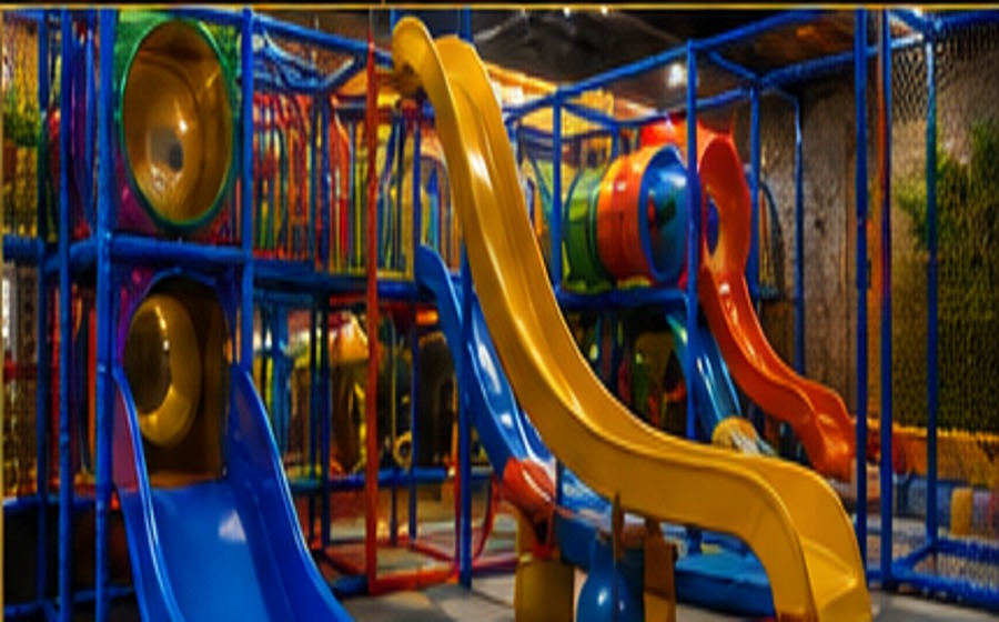 Espaço kids com brinquedo infantil
